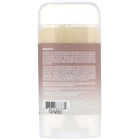 Little Moon Essentials, Peaceful Forest, Restoring Deodorant, 2,5 oz (72 g)