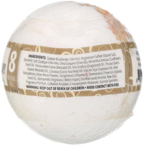 Fizz & Bubble, Artisan Bath Fizzy, avena, leche y miel, 6,5 oz (184 g)