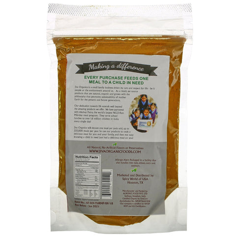 Jiva s, Cúrcuma en polvo, 200 g (7 oz)