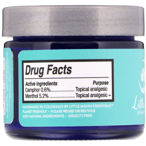 Little Moon Essentials, Vital Vapor Balm, petroleumsfri topisk analgetikum, 2 oz (56,7 g)