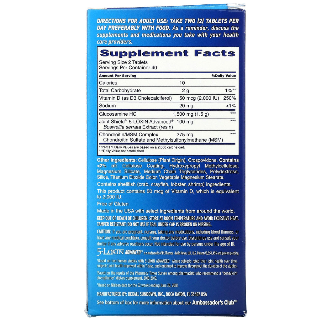 Osteo Bi-Flex, Joint Health, Triple Strength + Vitamin D, 80 Coated Tablets