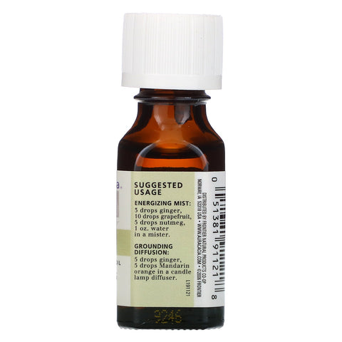 Aura Cacia, 100% Pure Essential Oil, Ginger, .5 fl oz (15 ml)
