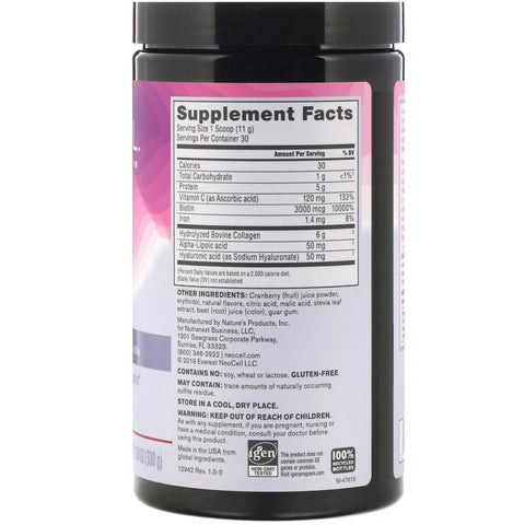 Neocell, Mezcla de bebida de infusión de belleza, arándano, 330 g (11,64 oz)