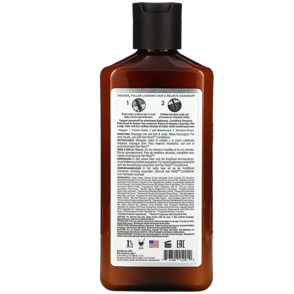 Petal Fresh, Hair ResQ, Fortykningsshampoo, Anti-skæl, 12 fl oz (355 ml)