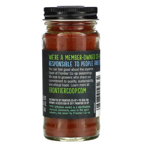 Frontier Natural Products, pimentón ahumado, madera de roble ahumada, 53 g (1,87 oz)