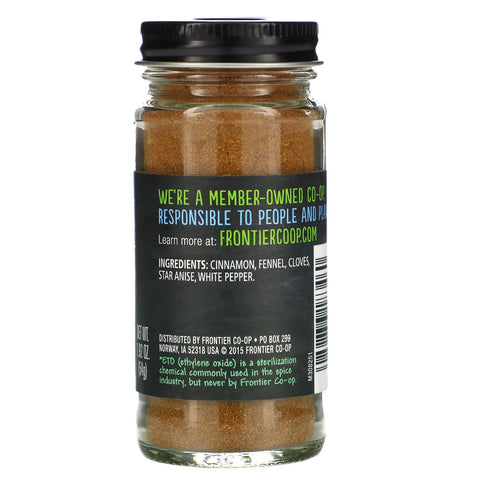Frontier Natural Products, Cinco especias en polvo, 54 g (1,92 oz)