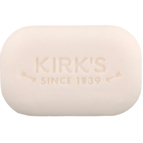 Kirk's, Jabón de Castilla suave 100 % premium con aceite de coco, aroma fresco original, 3 barras, 4 oz (113 g) cada una