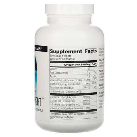 Source Naturals, Super Amino Night, 240 tabletter