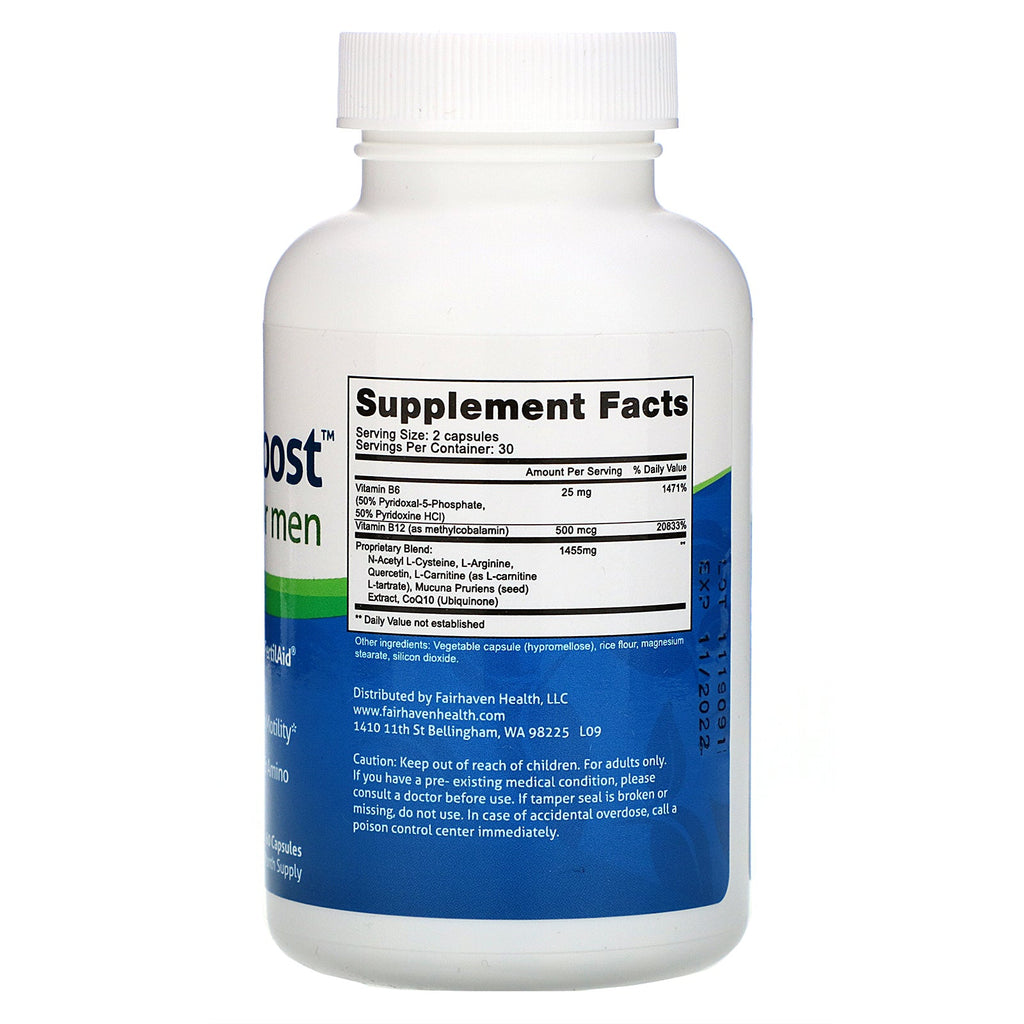 Fairhaven Health, MotilityBoost for Men, 60 Capsules