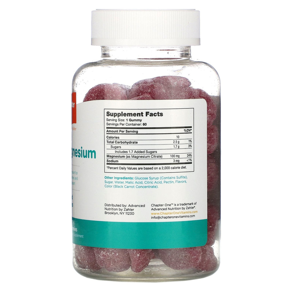 Kapitel 1, M er for magnesium, smagsgummi, 60 gummier