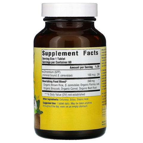 MegaFood, GTF Chromium, 60 tabletter