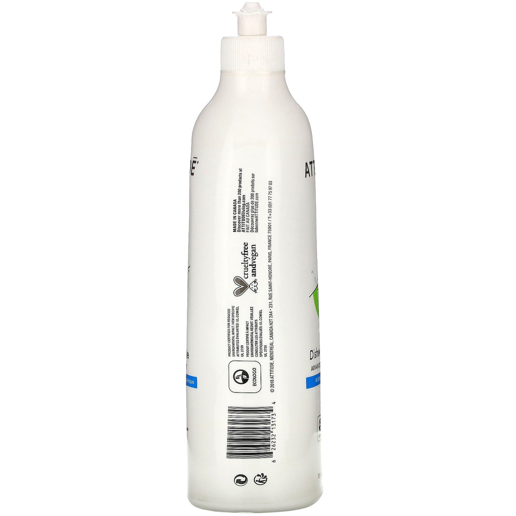 ATTITUDE, opvaskemiddel, vilde blomster, 23,7 fl oz (700 ml)