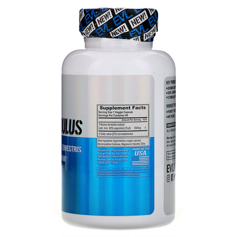 EVLution Nutrition, 100% Tribulus, 60 Veggie-kapsler