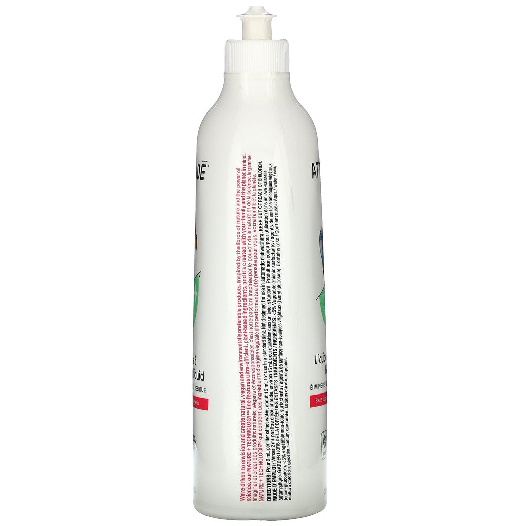 ATTITUDE, sutteflaske og opvaskemiddel, parfumefri, 23,7 fl oz (700 ml)