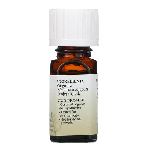 Aura Cacia, Pure Essential Oil,  Cajeput, .25 fl oz (7.4 ml)