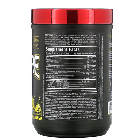 ALLMAX Nutrition, AMINOCORE BCAA, Ananas Mango, 0,69 lbs (315 g)