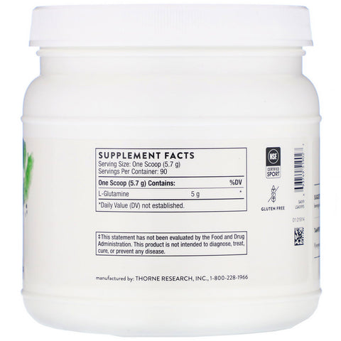 Thorne Research, L-glutaminpulver, 18,1 oz (513 g)