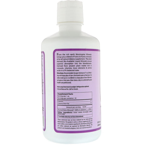 Morningstar Minerals, Indre Vitalitet, Fulvic / Humic Minerals, 32 fl oz (946 ml)