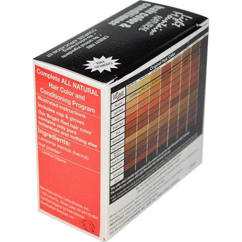 Light Mountain, Acondicionador y colorante natural para el cabello, rojo brillante, 4 oz (113 g)
