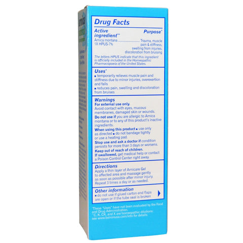 Boiron, Arnicare Gel, Smertelindring, uparfumeret, 4,1 oz (120 g)