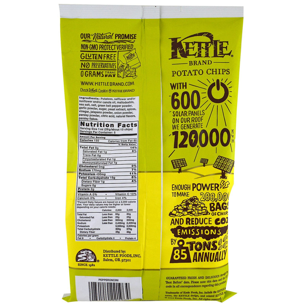 Kedelmad, kartoffelchips, Pepperoncini, 5 oz (142 g)