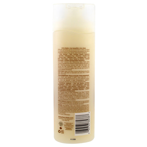 Live Clean, gel de baño hidratante, leche de coco, 500 ml (17 oz. líq.)