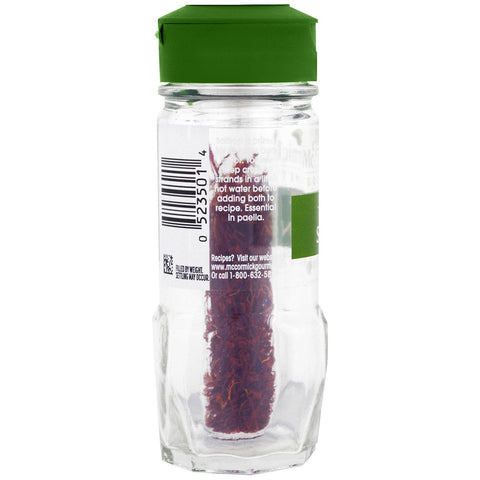 McCormick Gourmet, Totalmente natural, azafrán español, 1,7 g (0,06 oz)