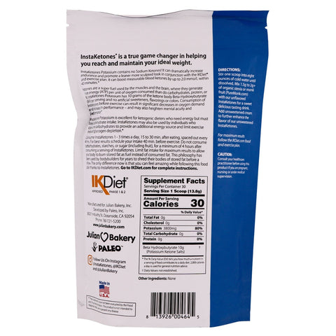 Julian Bakery, InstaKetones Potassium, 414 g (414 g)