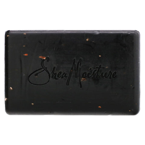 SheaMoisture, Barra para rostro y cuerpo propensa al acné, Jabón negro africano con manteca de karité, 3,5 oz (99 g)
