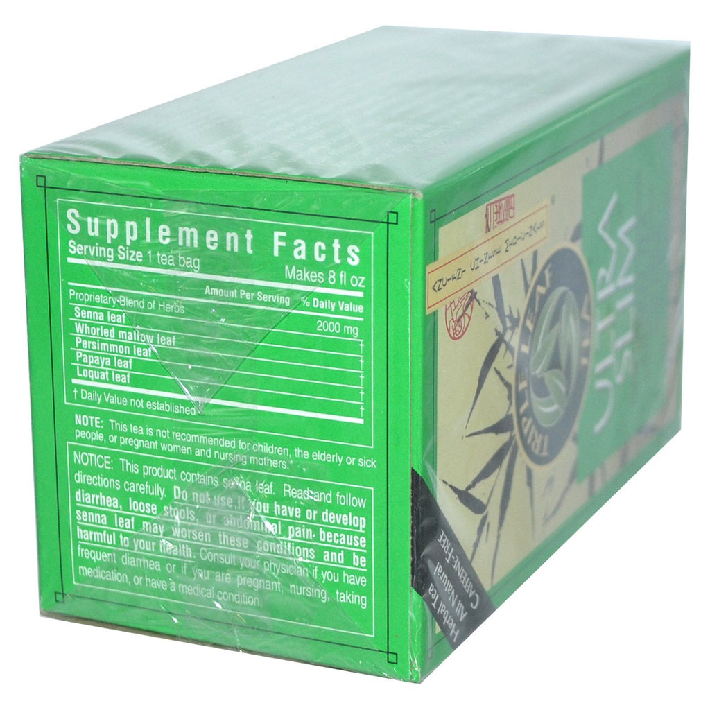 Triple Leaf te, ultraslank, urtete, koffeinfri, 20 teposer, 1,4 oz (40 g)