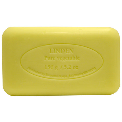 European Soaps, Pre de Provence, barra de jabón, tilo, 5,2 oz (150 g)