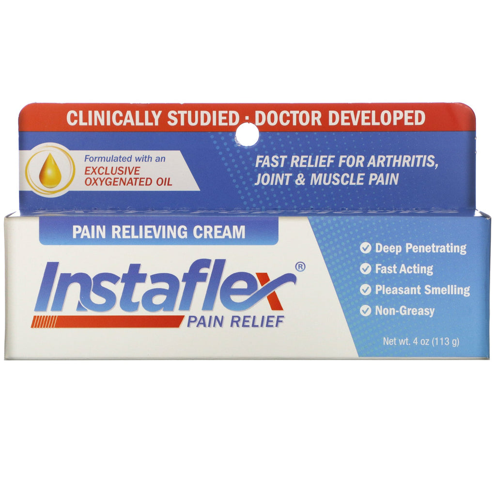Instaflex, smertestillende creme, 4 oz (113 g)