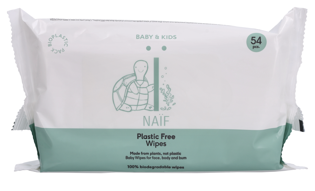 Naif Baby &amp; Kids Plastic Gratis Wipes 54 stk