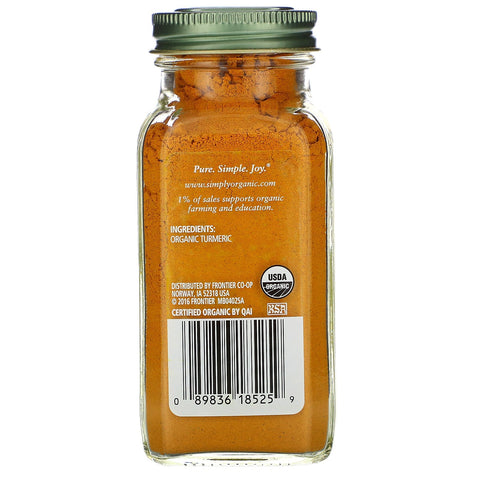 Simply, cúrcuma, 67 g (2,38 oz)