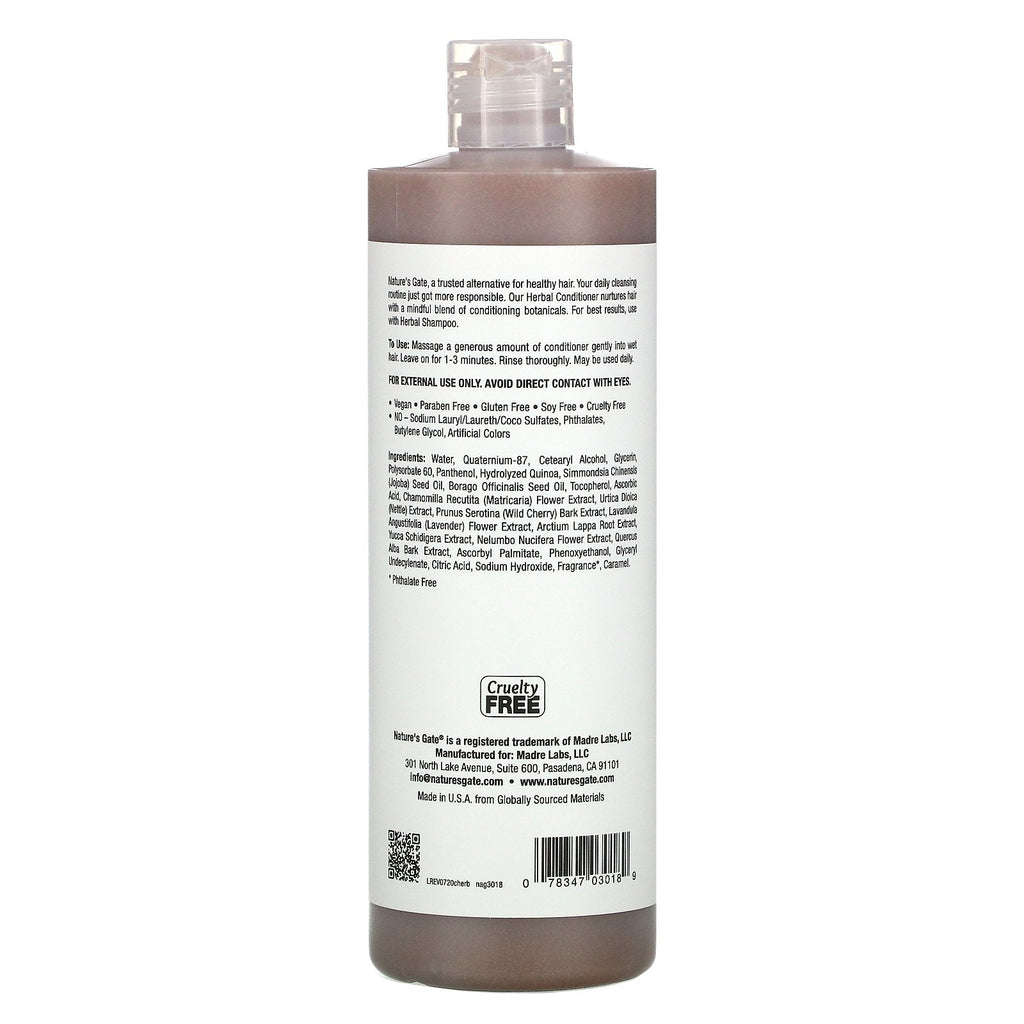 Nature's Gate, urtebalsam til normalt hår, 16 fl oz (473 ml)