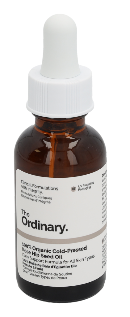 Den almindelige 100% økologiske hybenfrøolie 30 ml