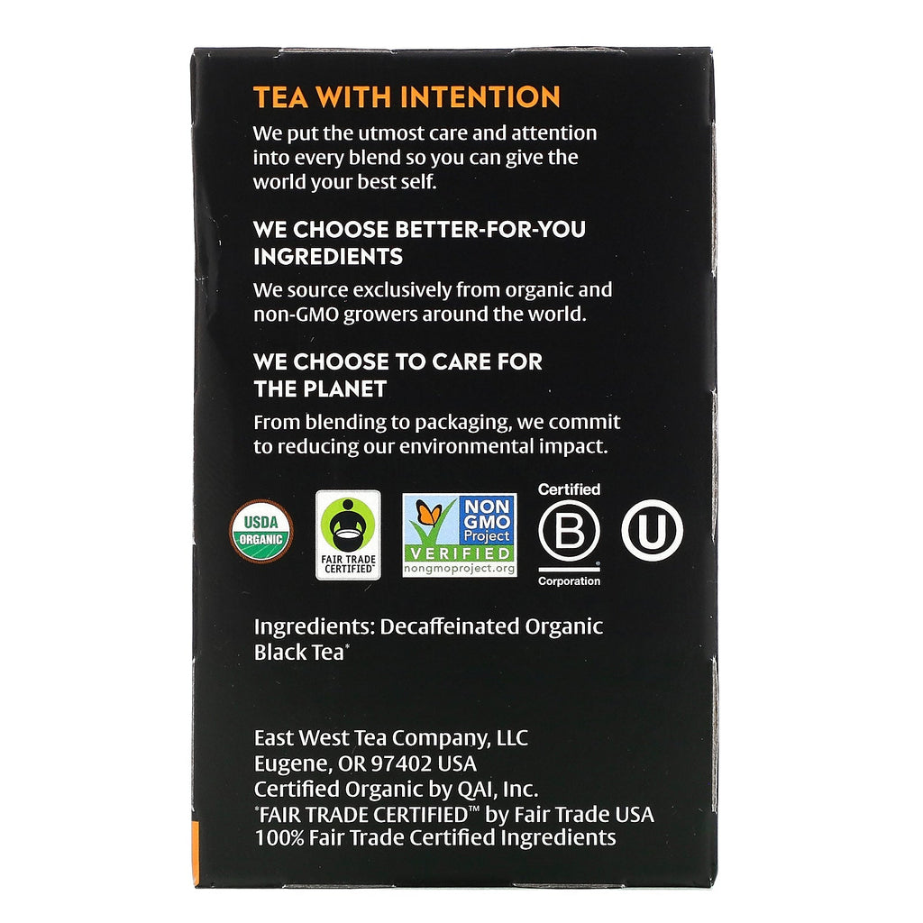 Valgte teer, koffeinfri sort te, koffeinfri engelsk morgenmad, 16 teposer, 1,12 oz (32 g)