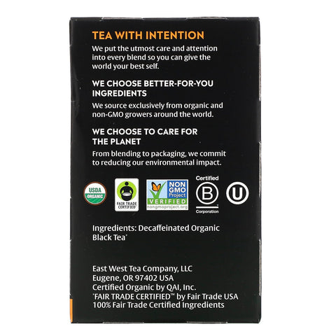 Valgte teer, koffeinfri sort te, koffeinfri engelsk morgenmad, 16 teposer, 1,12 oz (32 g)