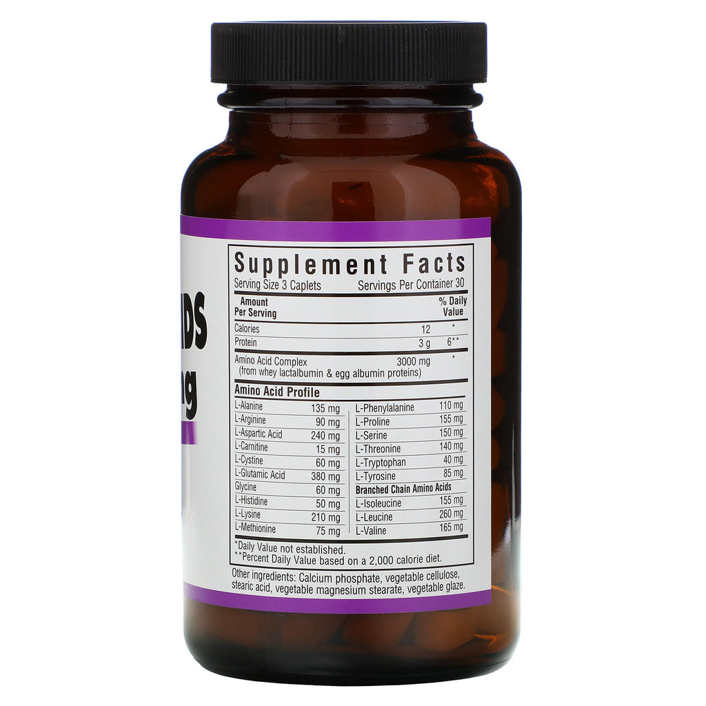 Bluebonnet Nutrition, Amino Acids, 1,000 mg, 90 Caplets