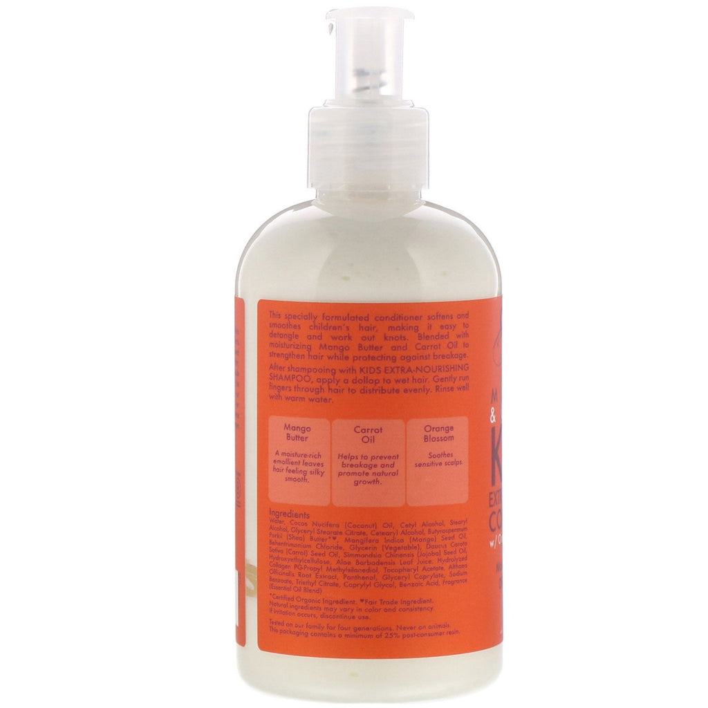 SheaMoisture, ekstra nærende balsam til børn, mango og gulerod, 8 fl oz (237 ml)