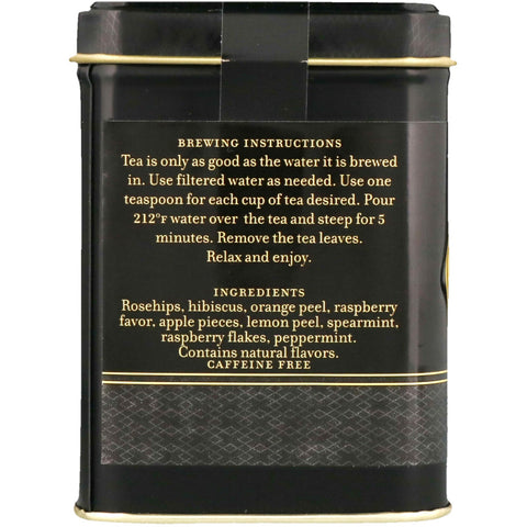 Harney & Sons, hindbærurtete, koffeinfri, 4 oz
