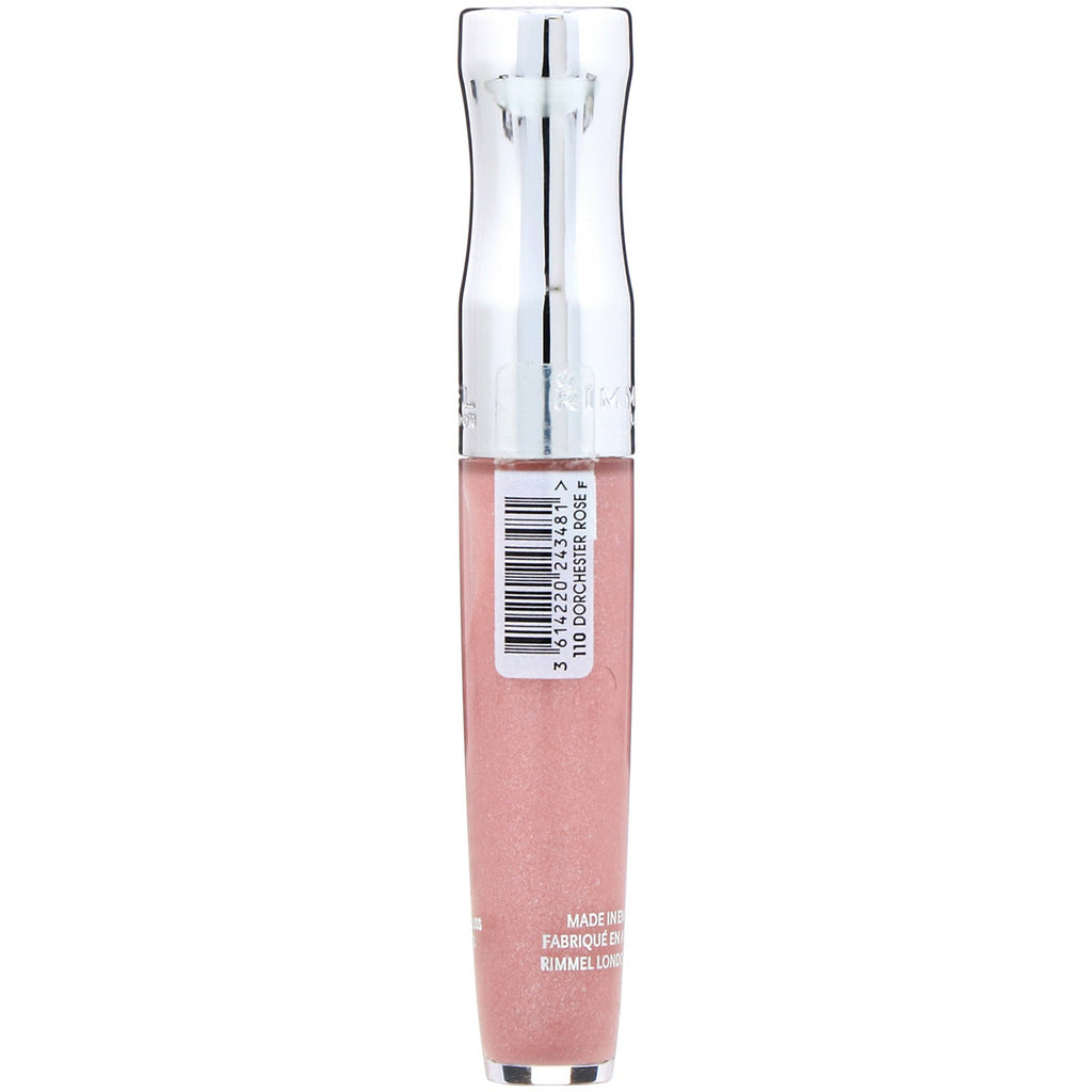 Rimmel London, Stay Glossy Lip Gloss, 110 Dorchester Rose, 0,18 fl oz (5,5 ml)
