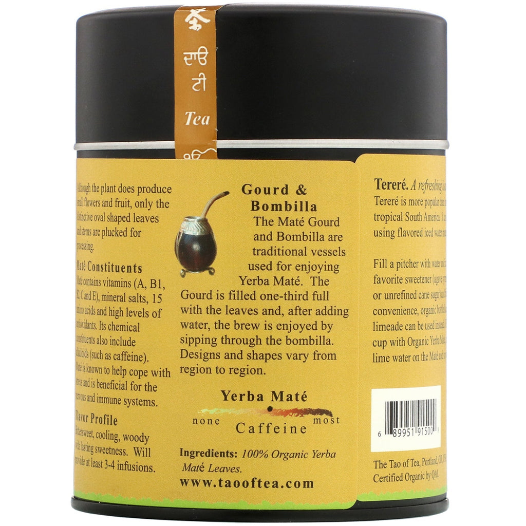 The Tao of Tea, Yerba Mate Tea, 4,0 oz (114 g)