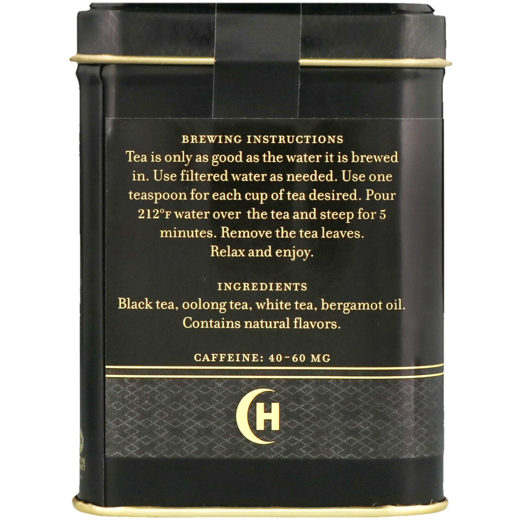 Harney &amp; Sons, sort te, Earl Grey Supreme med sølvspidser, 4 oz