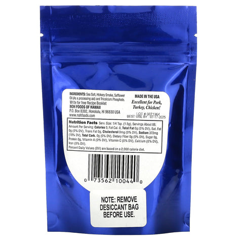 NOH Foods of Hawaii, Sal sazonadora hawaiana Kalua, 4 oz (113 g)