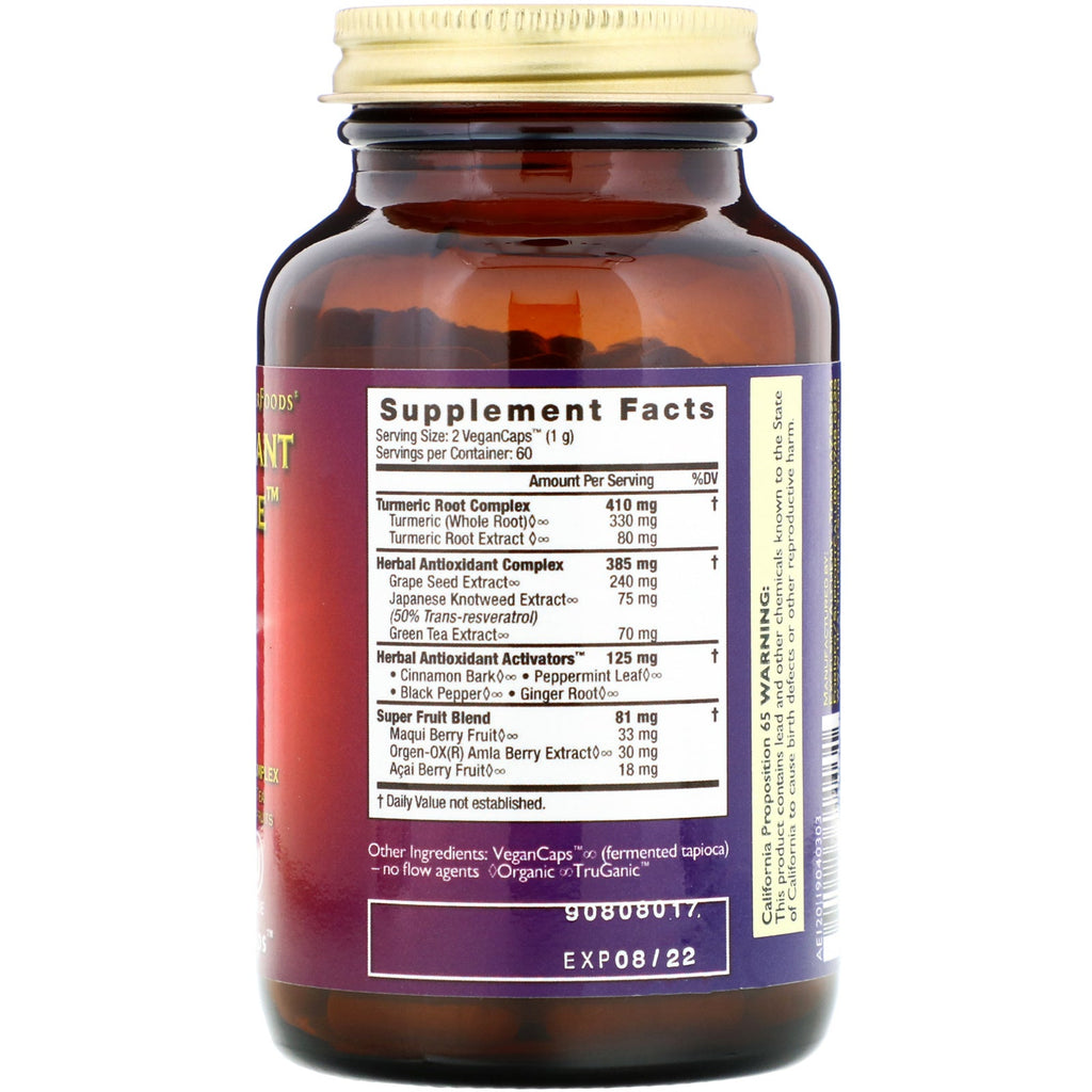 HealthForce Superfoods, Antioxidant Extreme, Version 9.1, 120 VeganCaps