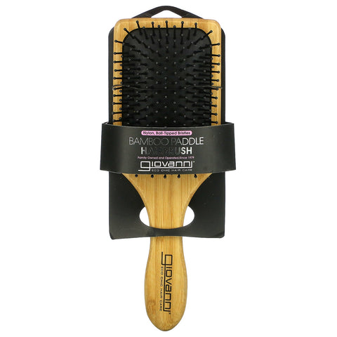 Giovanni, Cepillo para el cabello con paleta de bambú, 1 cepillo