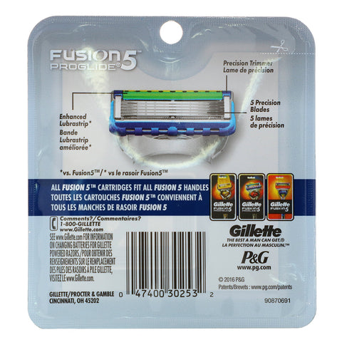 Gillette, Fusion5 Proglide, 4 patroner