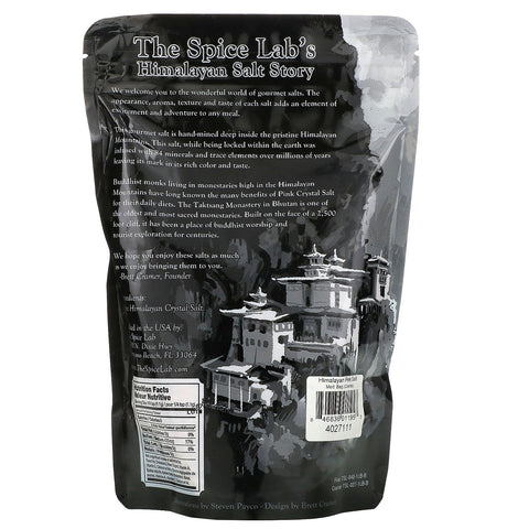 The Spice Lab, sal rosa pura del Himalaya, gruesa, 16 oz