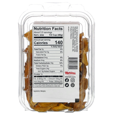 Mariani frutos secos, familiar, mango simplemente seco, 5 oz (142 g)